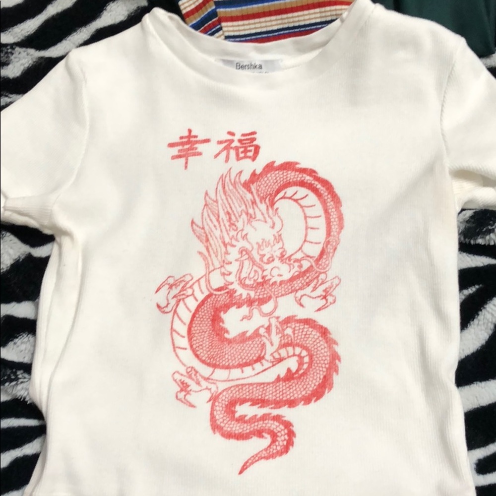 White dragon shirt